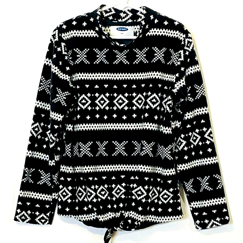 Old Navy Girls Mock Neck Micro Fleece Pullover